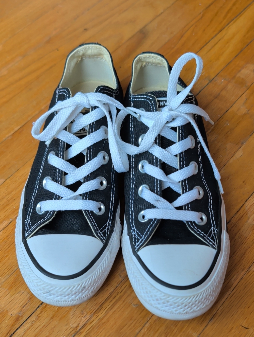 Converse Black & White Low-Top Sneakers